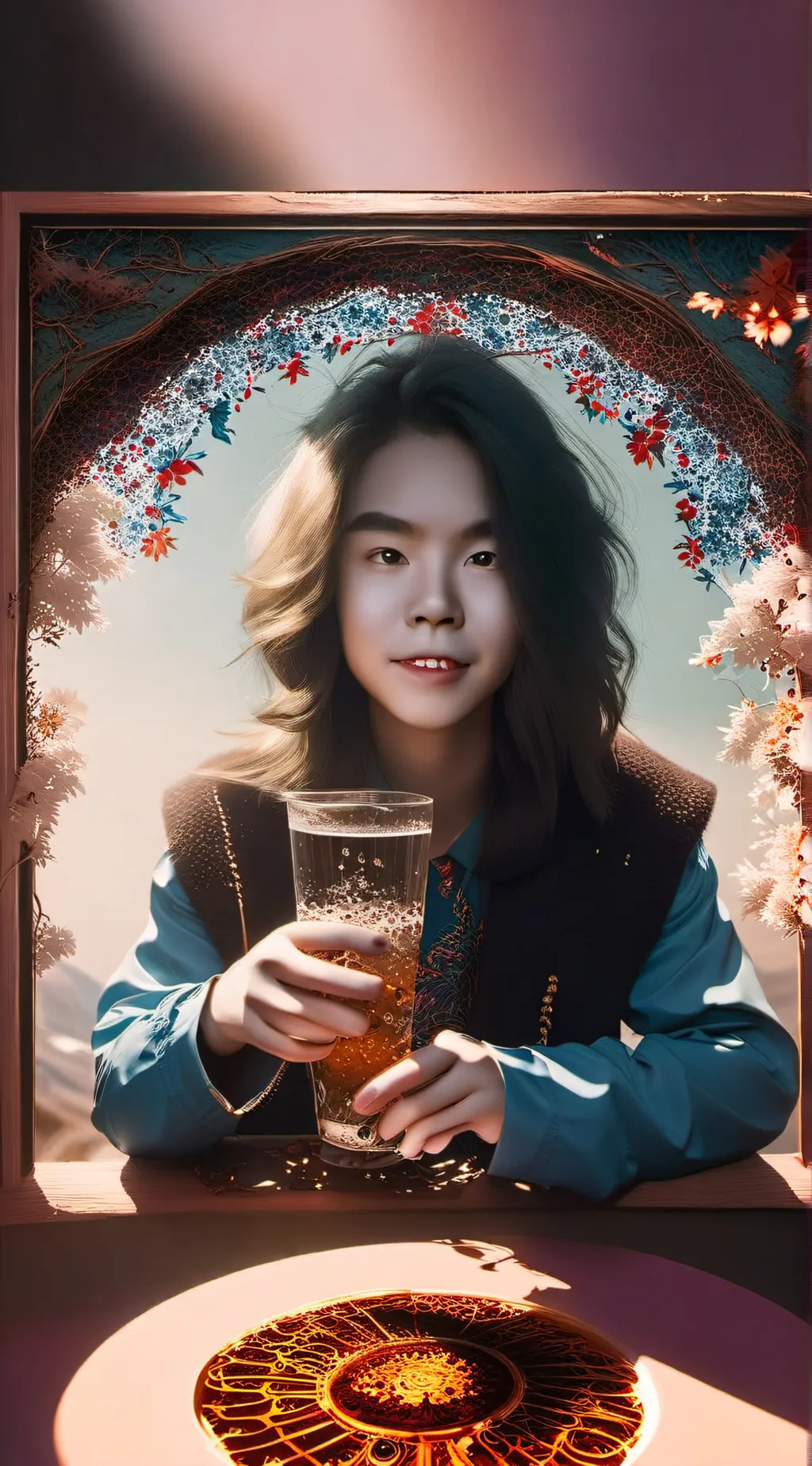 ai character: Girlll background