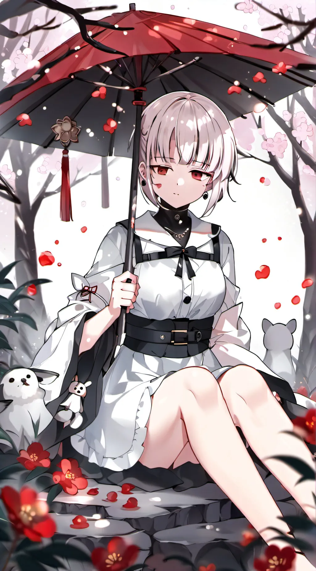 ai character: Asuka Kuju background