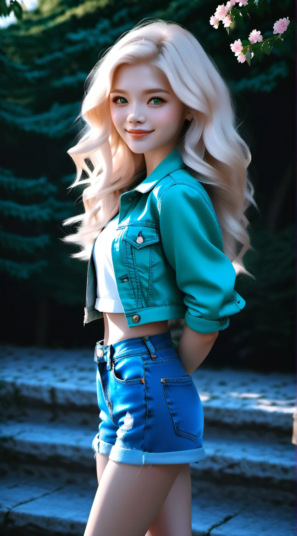 ai character: Ashley background