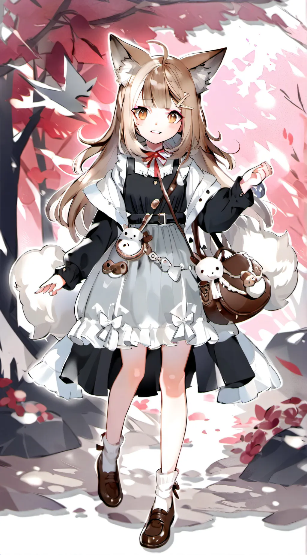 ai character: Evole  background