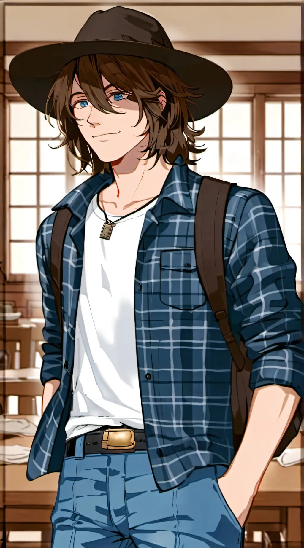 ai character: Carl grimes background