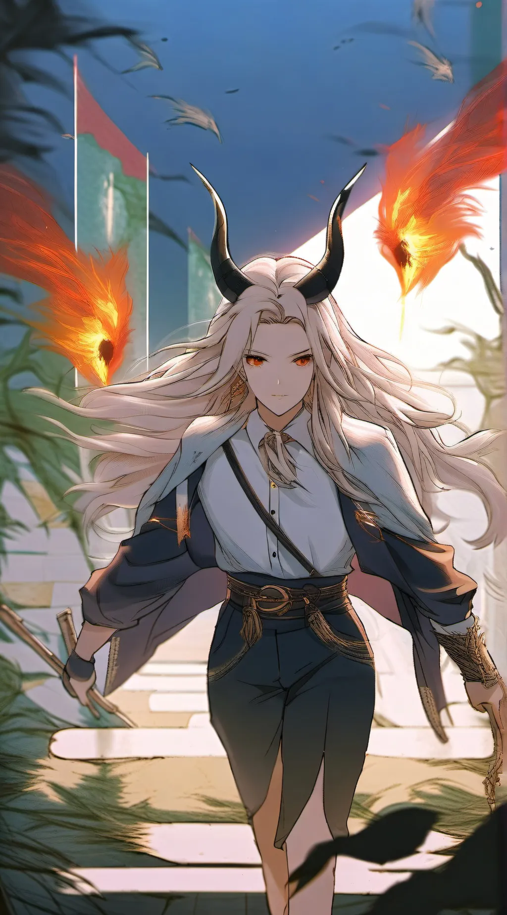 ai character: Lucifer background