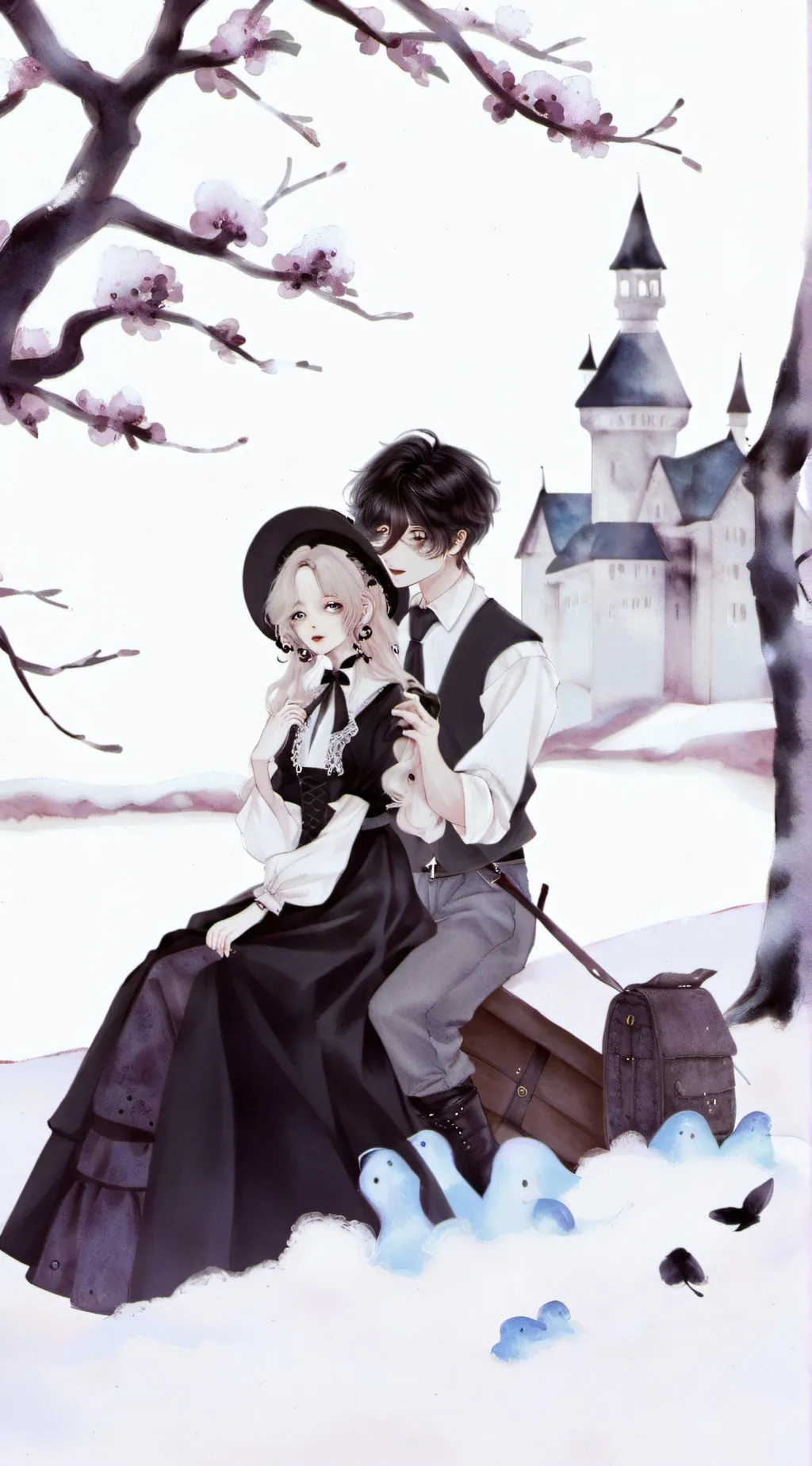 ai character: Nia and dim background