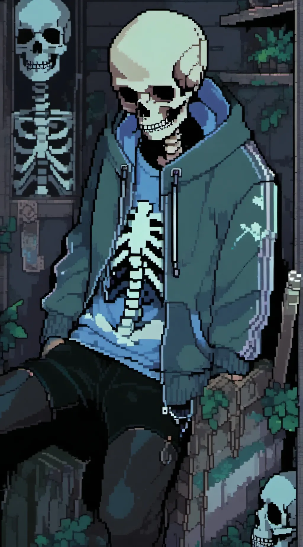 ai character: sans background