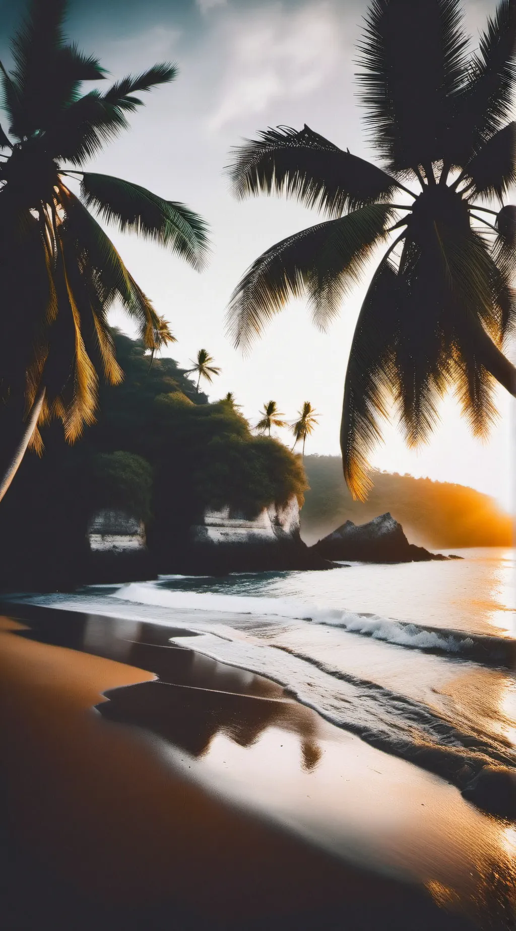 ai character: mha beach background