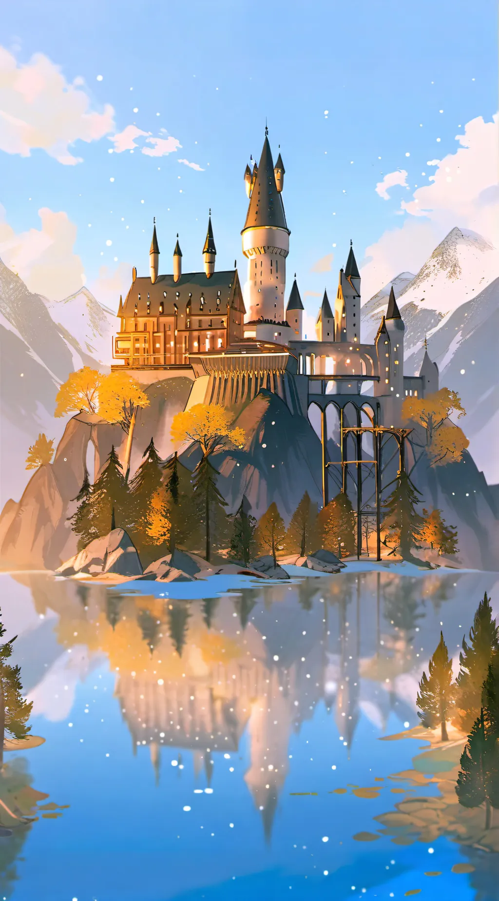 ai character: Hogwarts background