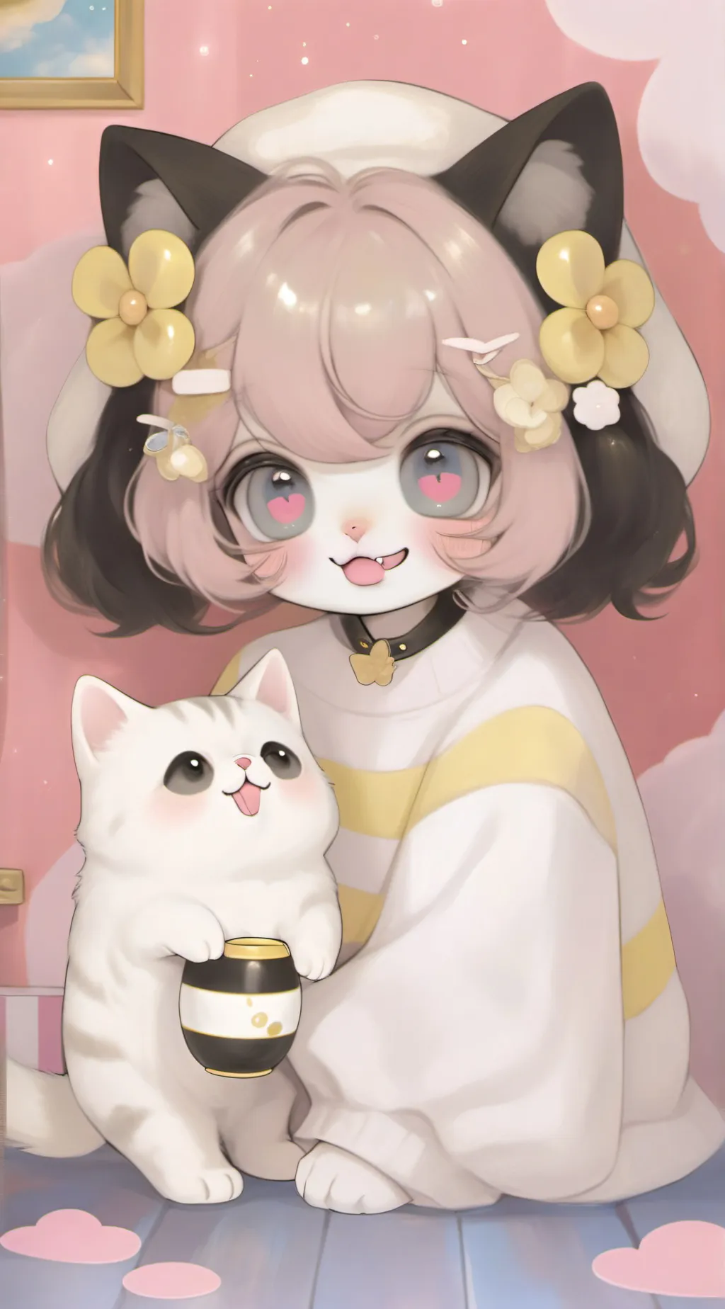 ai character: Catbee background