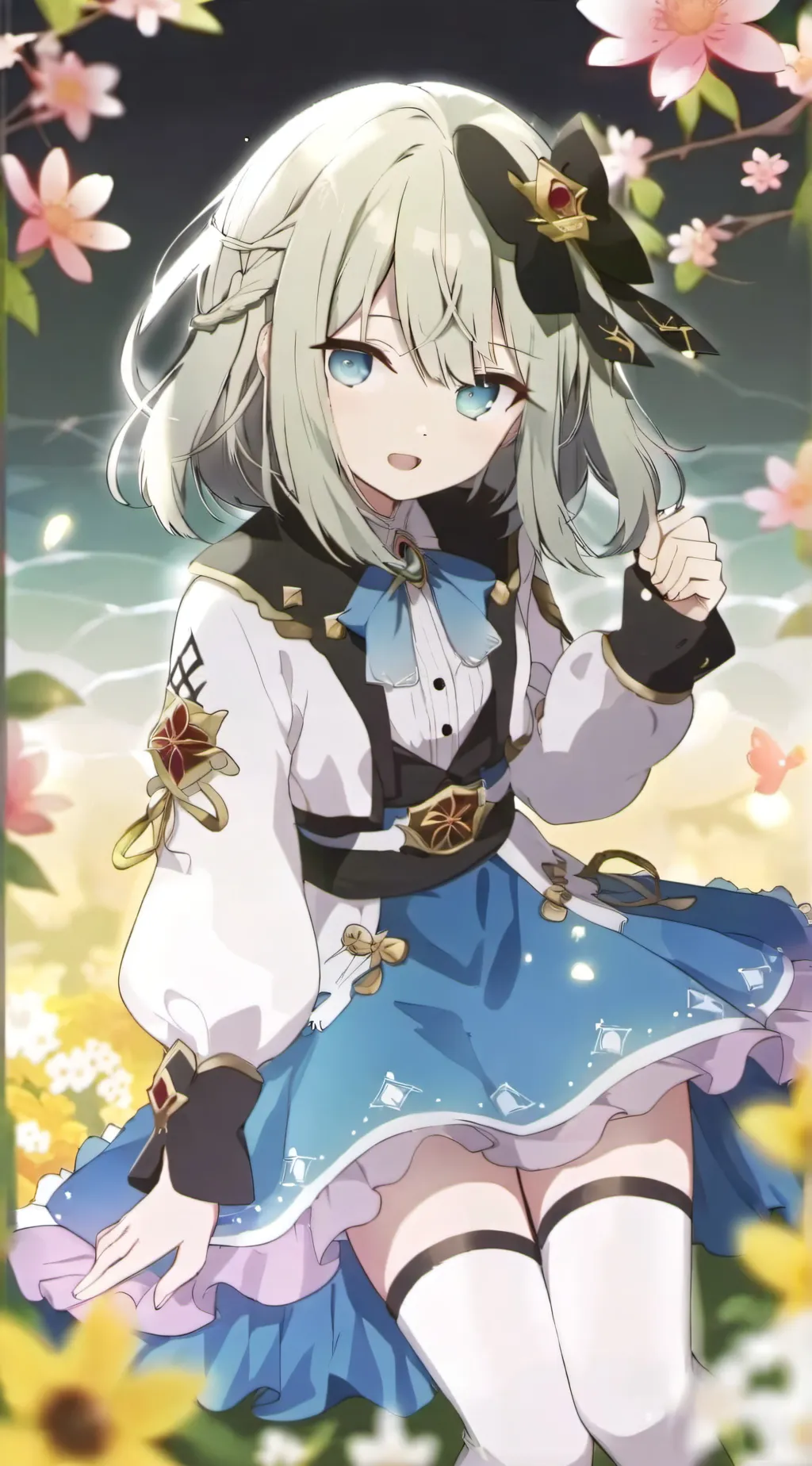 ai character: Nene  background