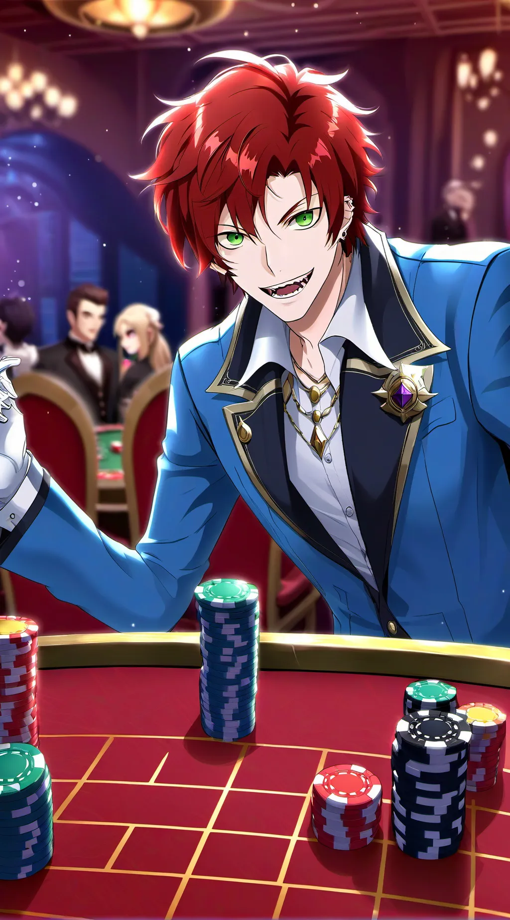 ai character: Taiga Hoshibami  background