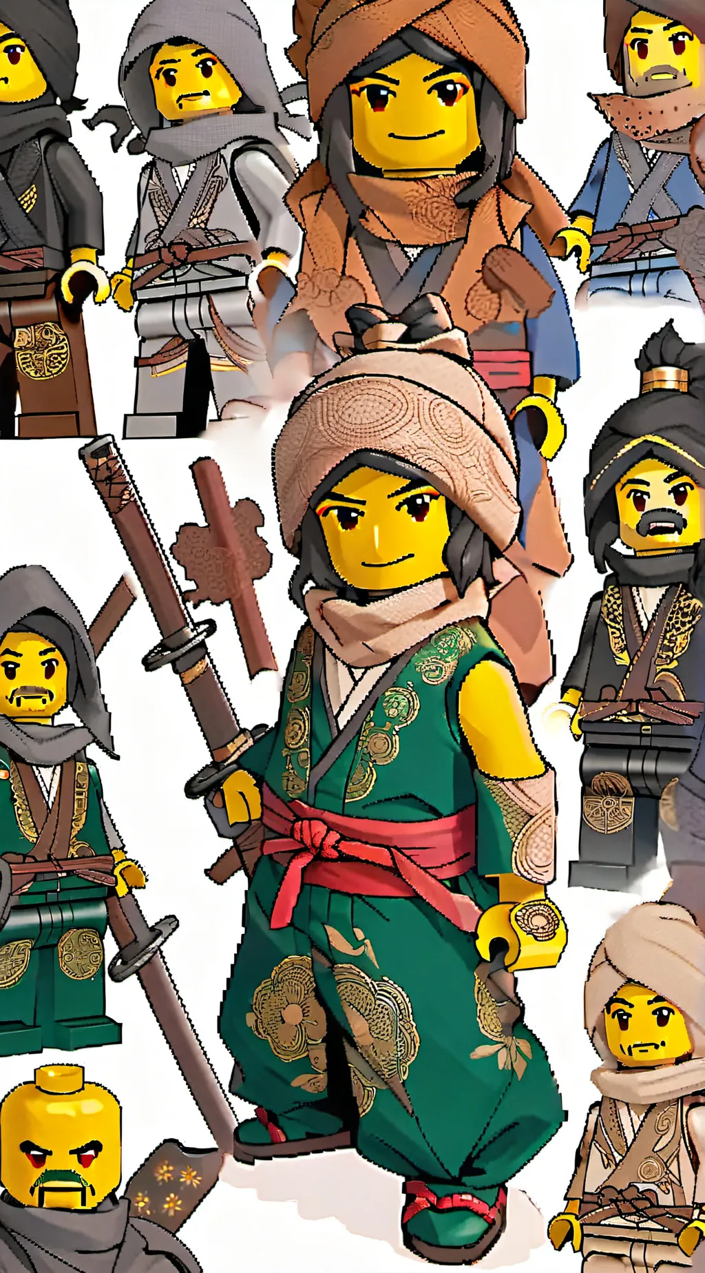 ai character: Ninjago background