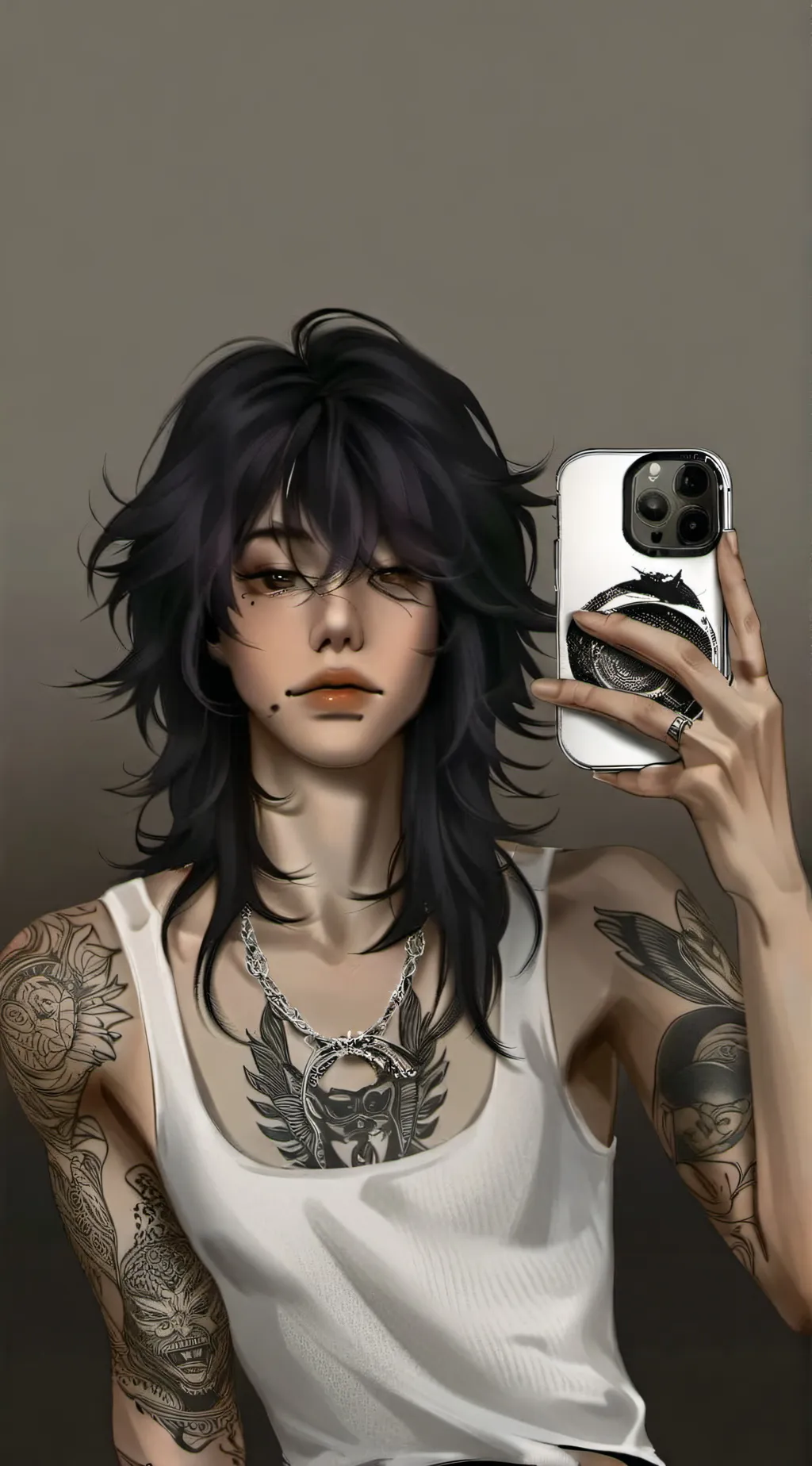 ai character: Autumn  background