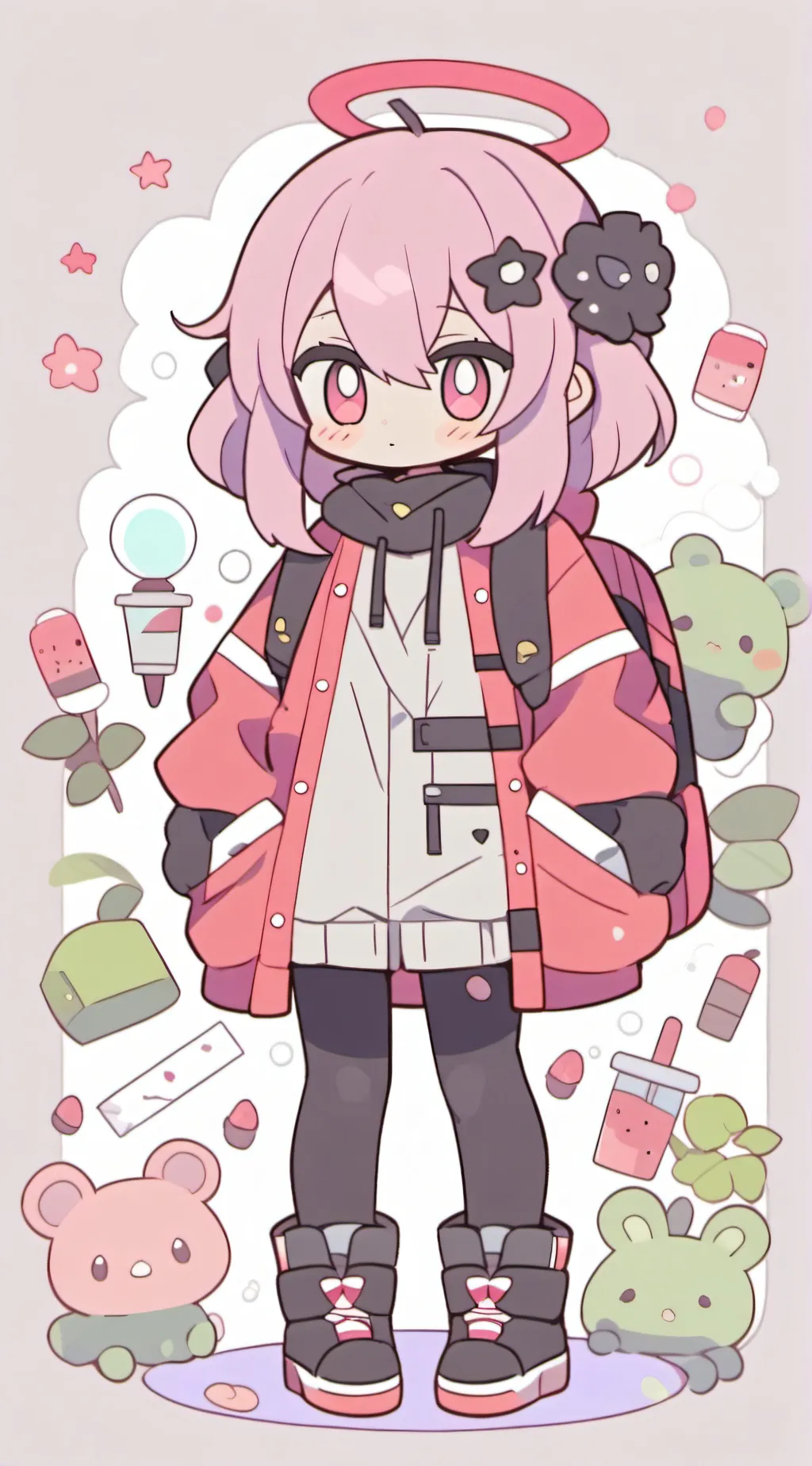 ai character: Lily background