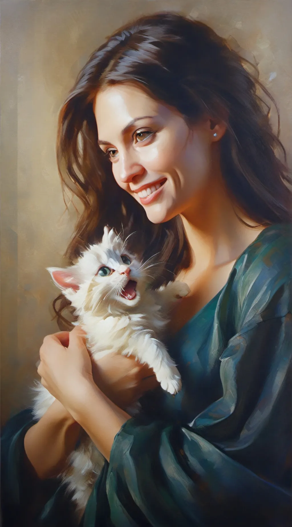 ai character: cat background