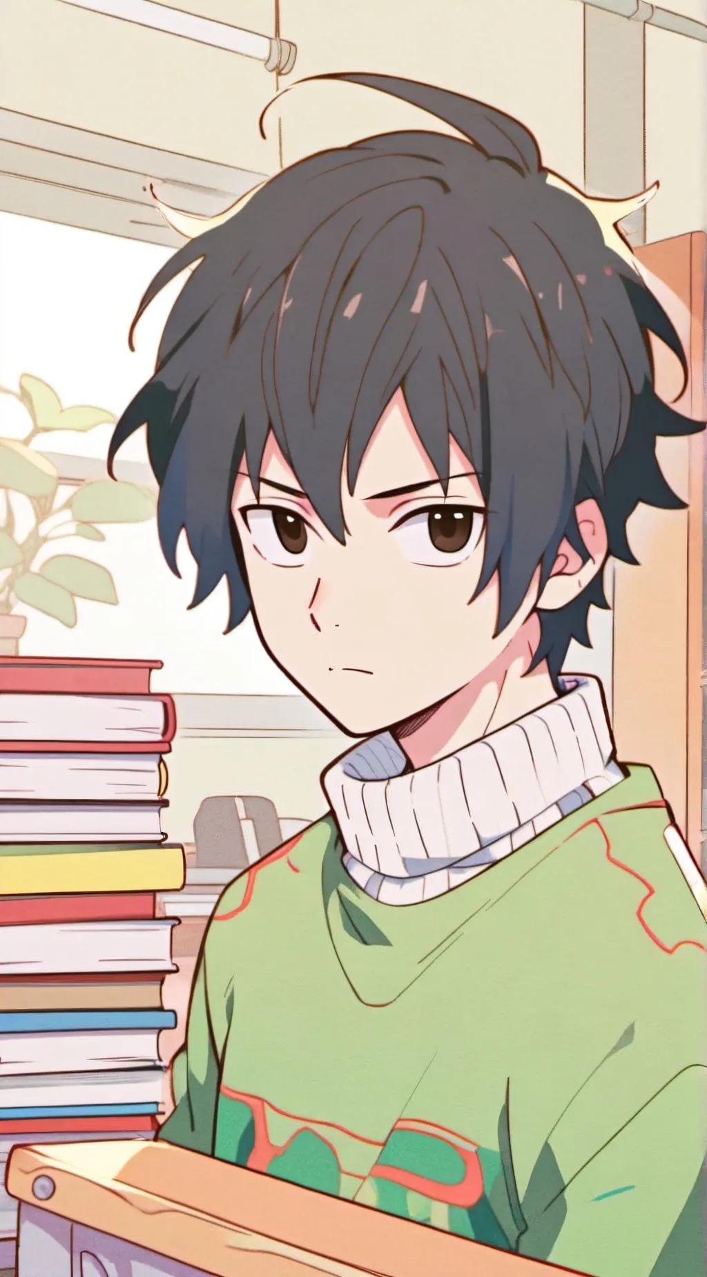 ai character: =💛Kagure/brother💛= background