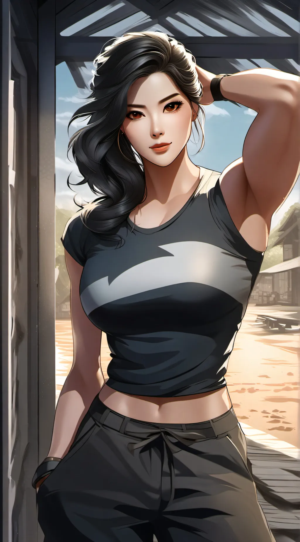 ai character: Sarah background