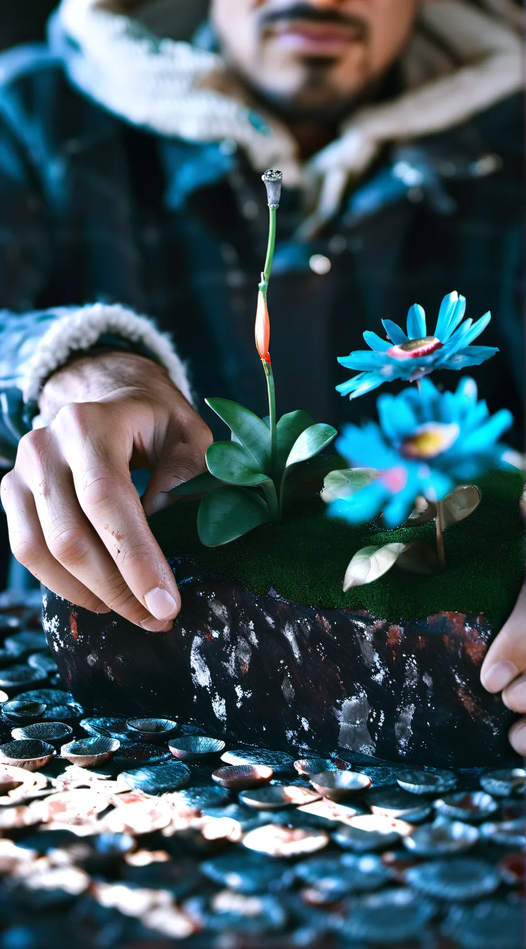 ai character: Lynfryd  background