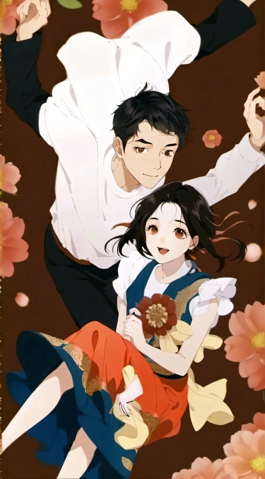 ai character: Hh and zp  background