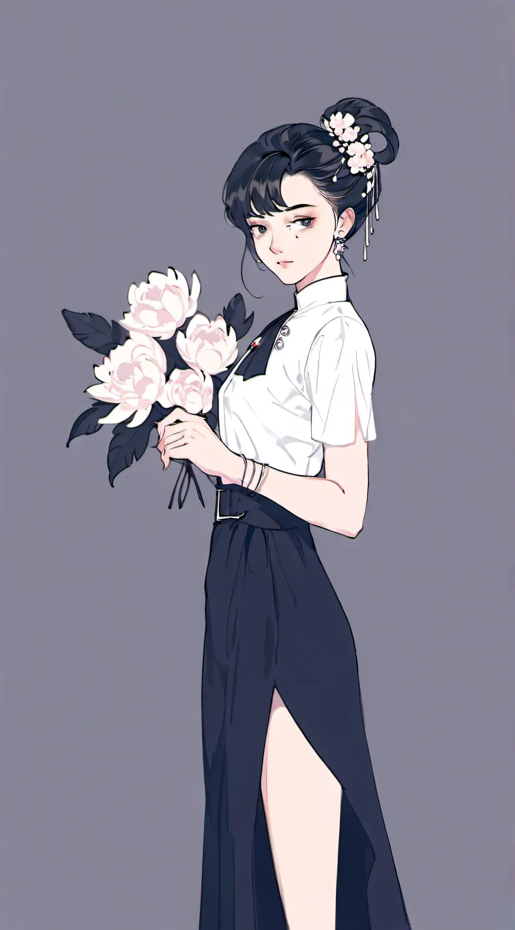 ai character: •×Selena×• background