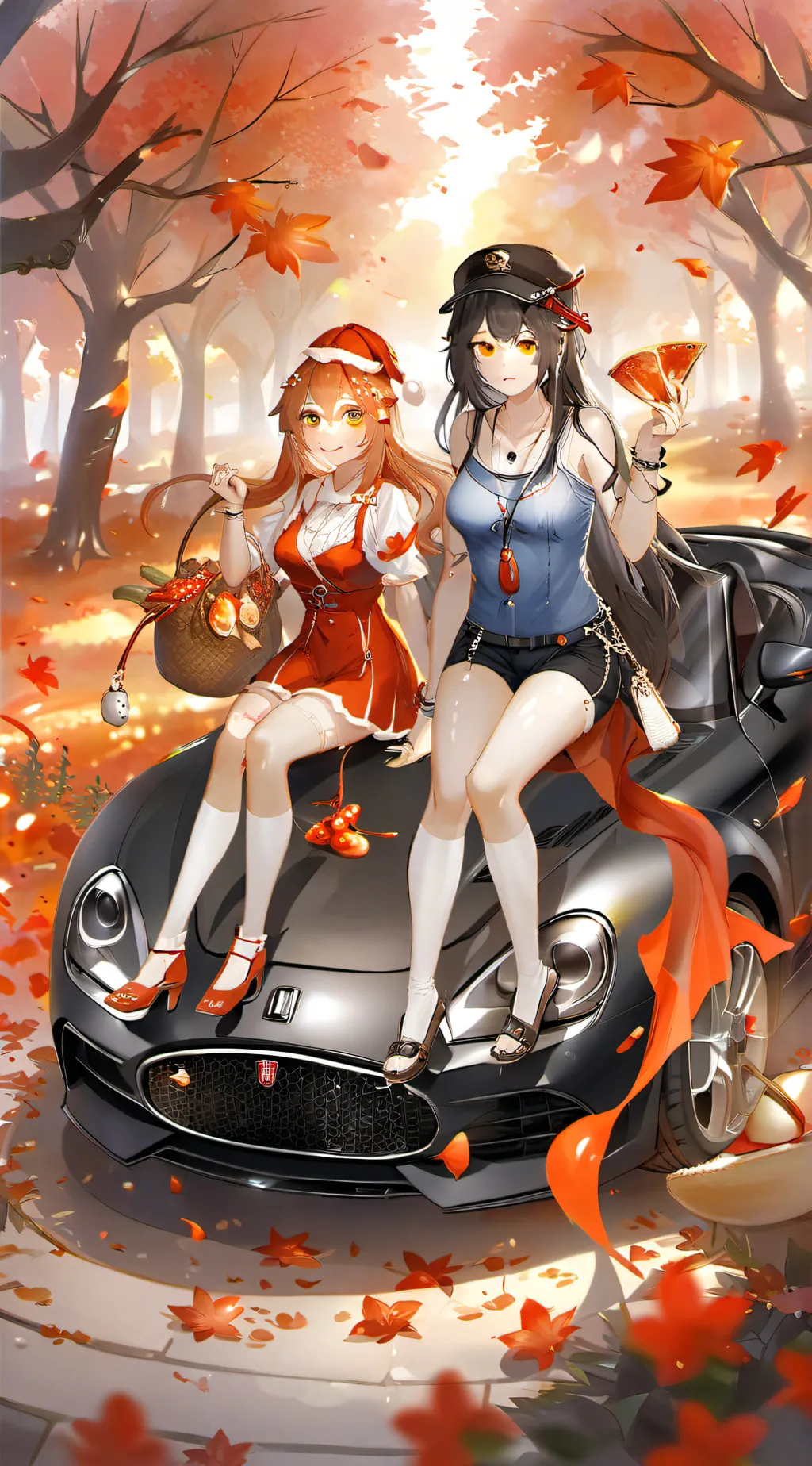 ai character: Emma and Lily background