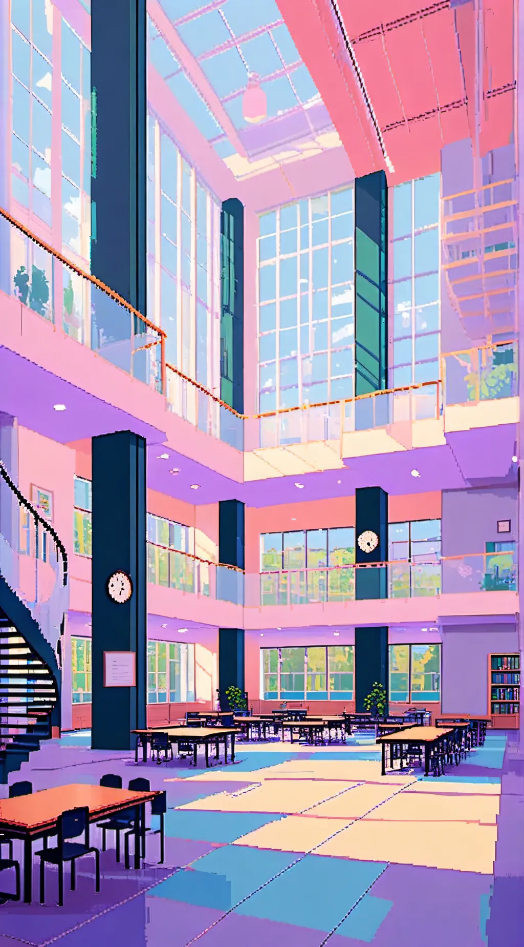 ai character: School shooting background