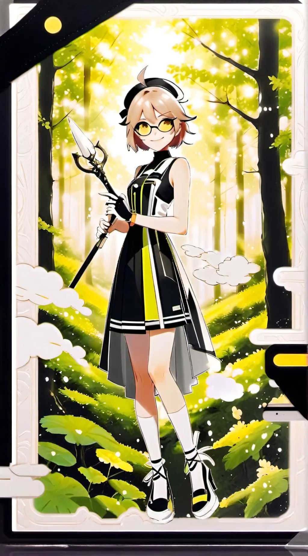 ai character: cat noir background