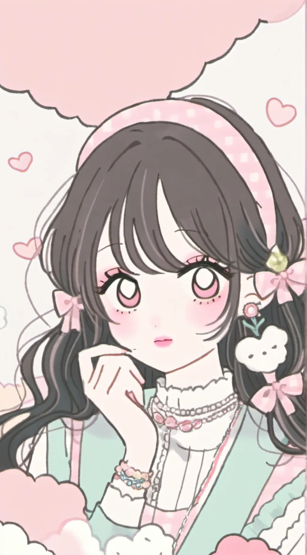 ai character: P3 sleep over mha background