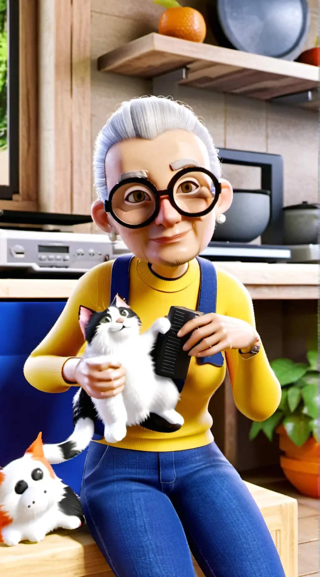 ai character: I AM CAT background