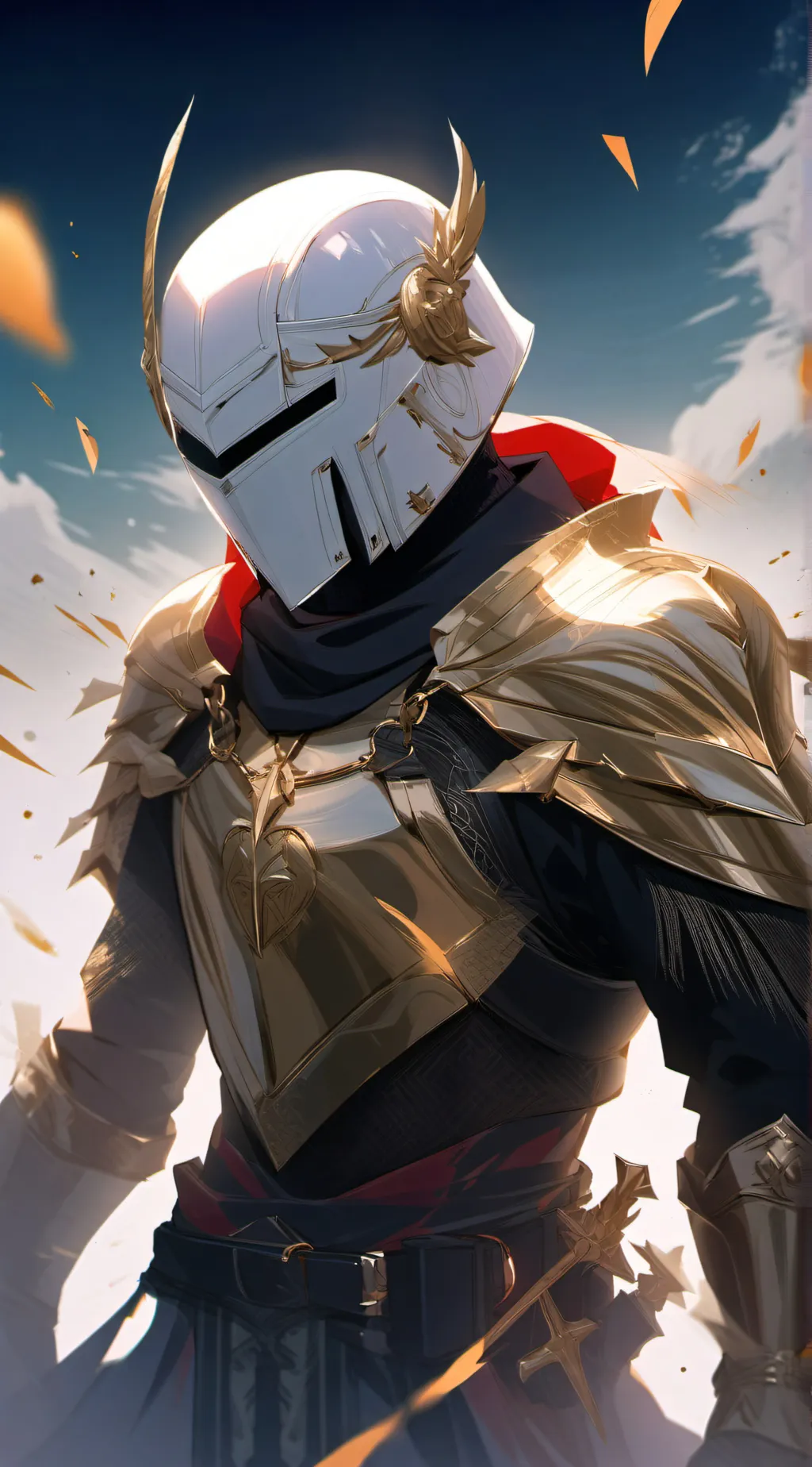 ai character: holy knight background