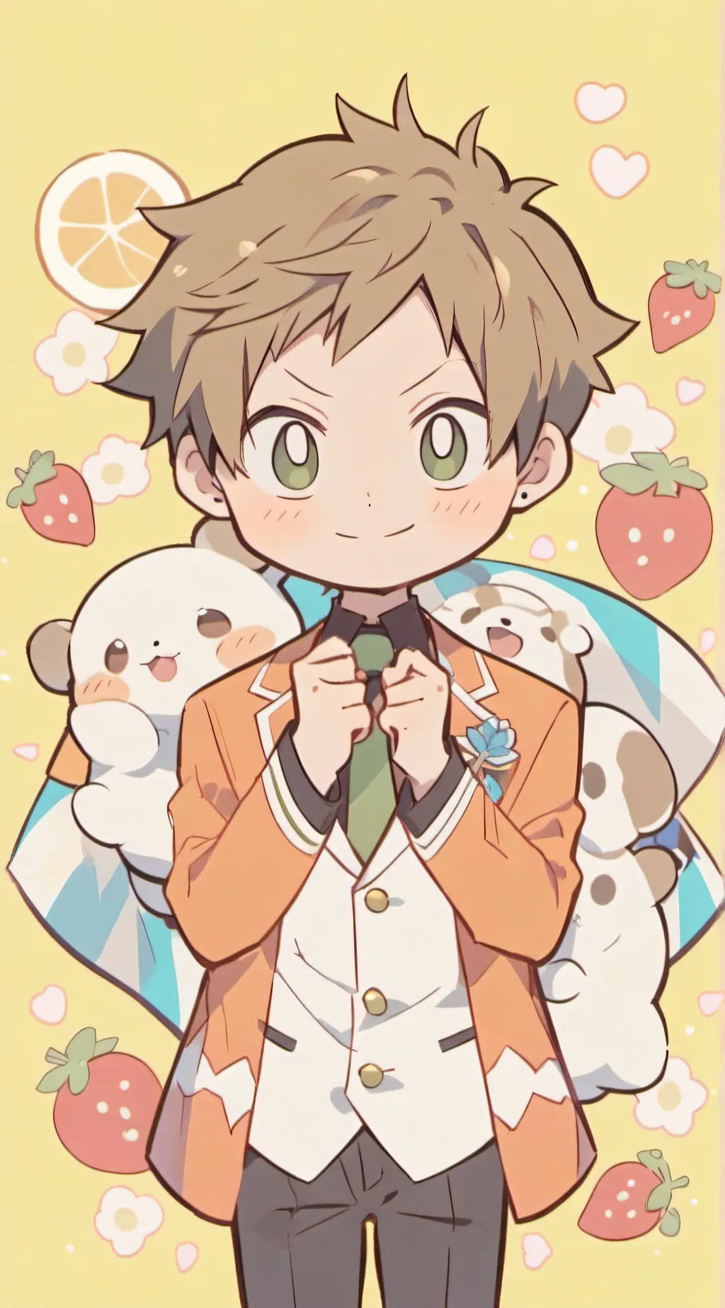 ai character: haikyuu prom background