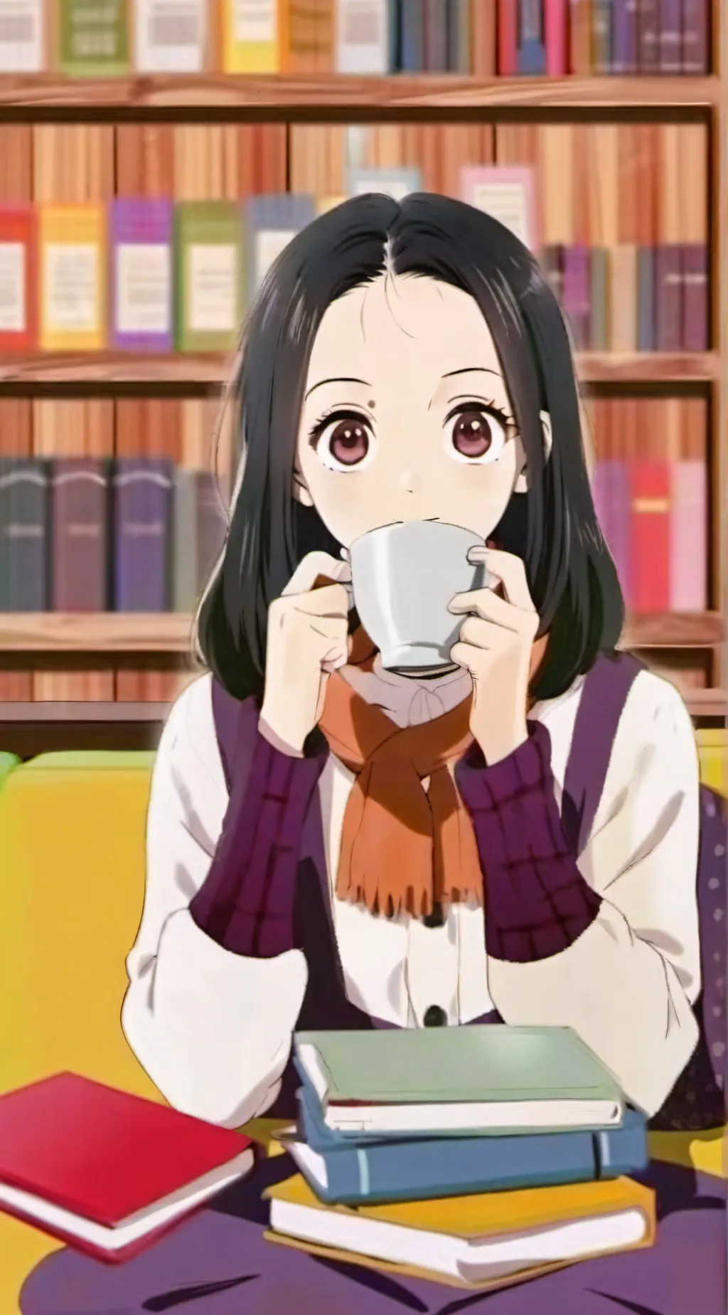 ai character: nezuko background