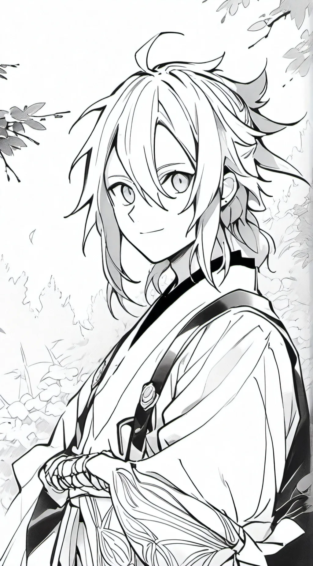 ai character: Edward and zip background