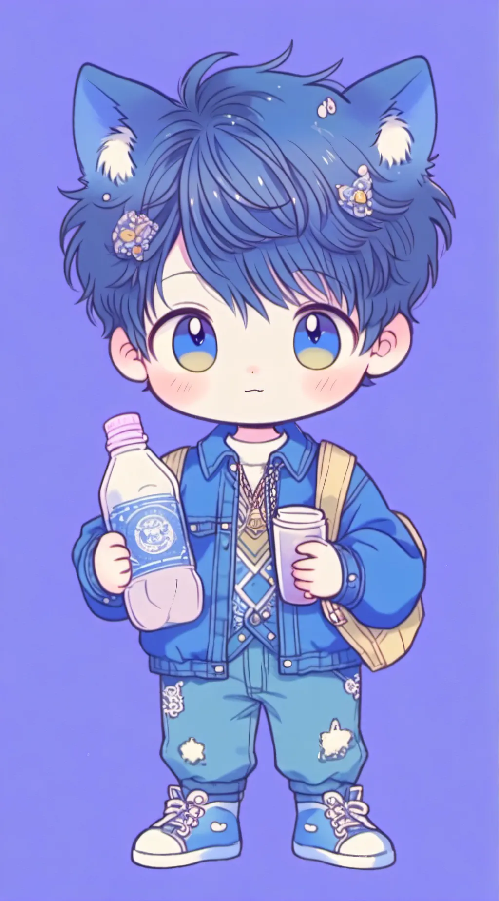 ai character: your a hybird!!!!! background