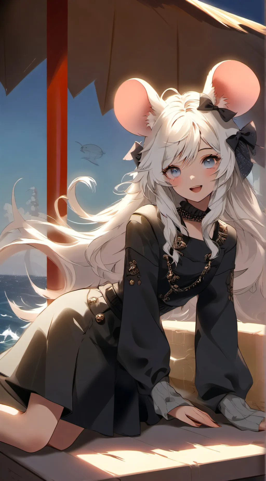 ai character: Cherry background