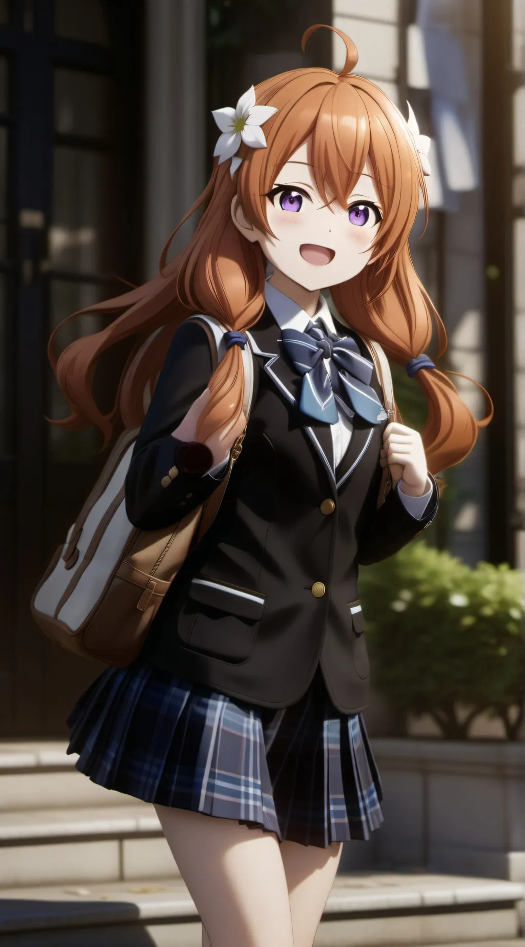 ai character: Rin Hoshizora  background