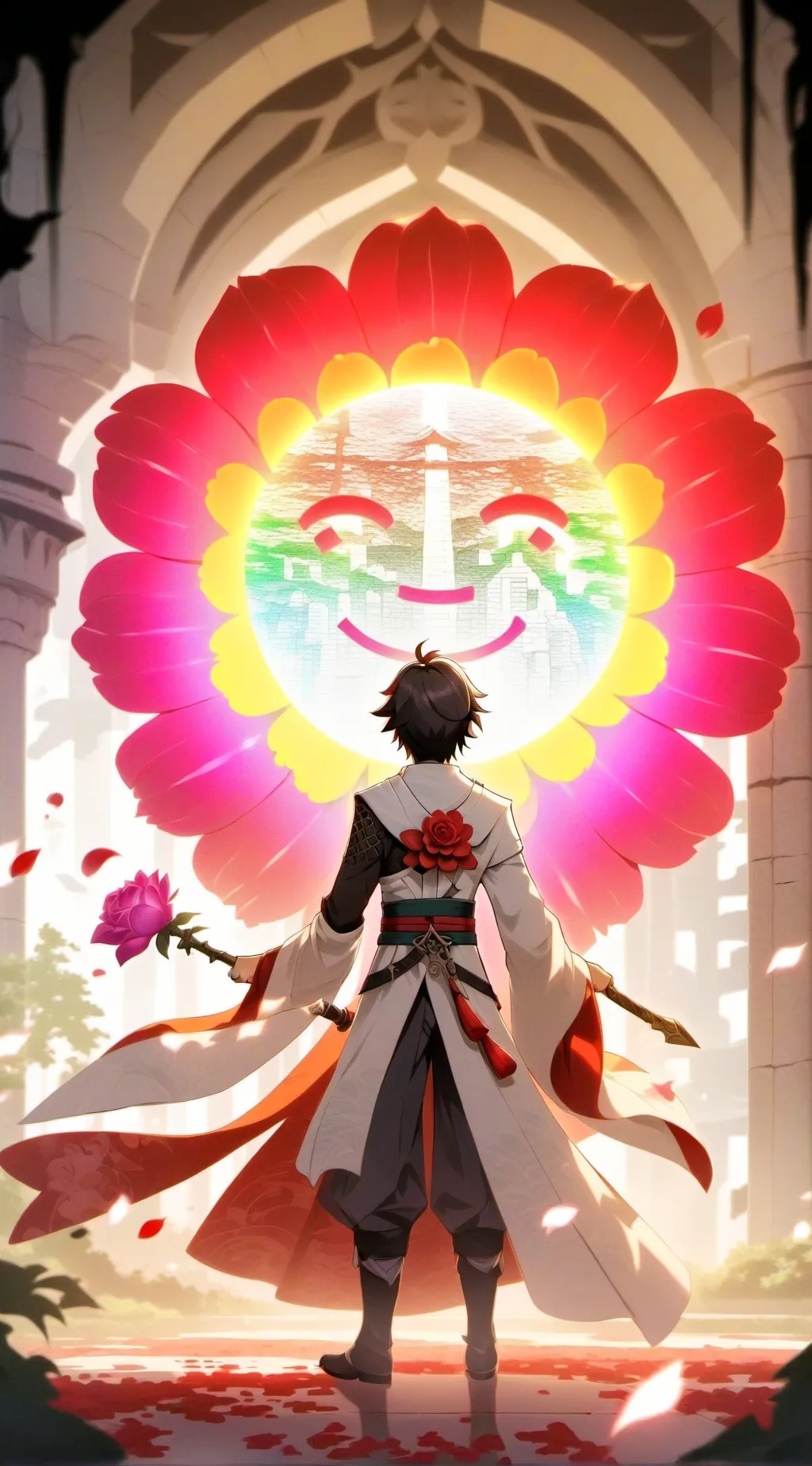 ai character: Dandys world!  background