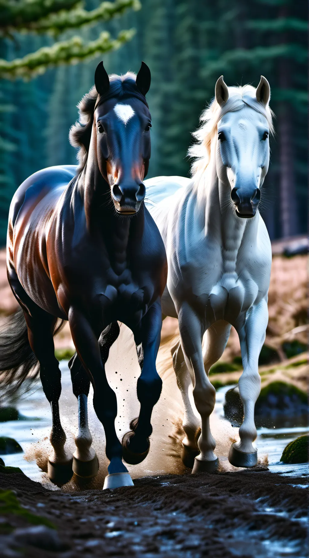 ai character: horse life background