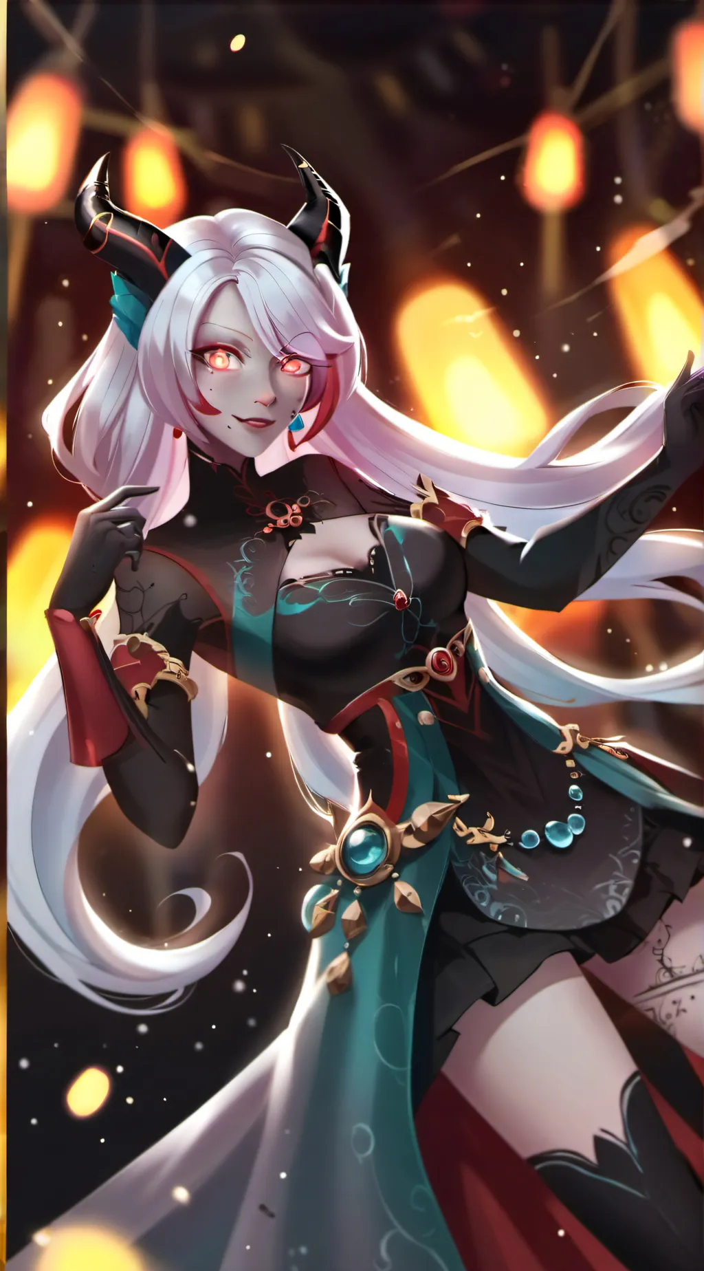 ai character: Velvette  background