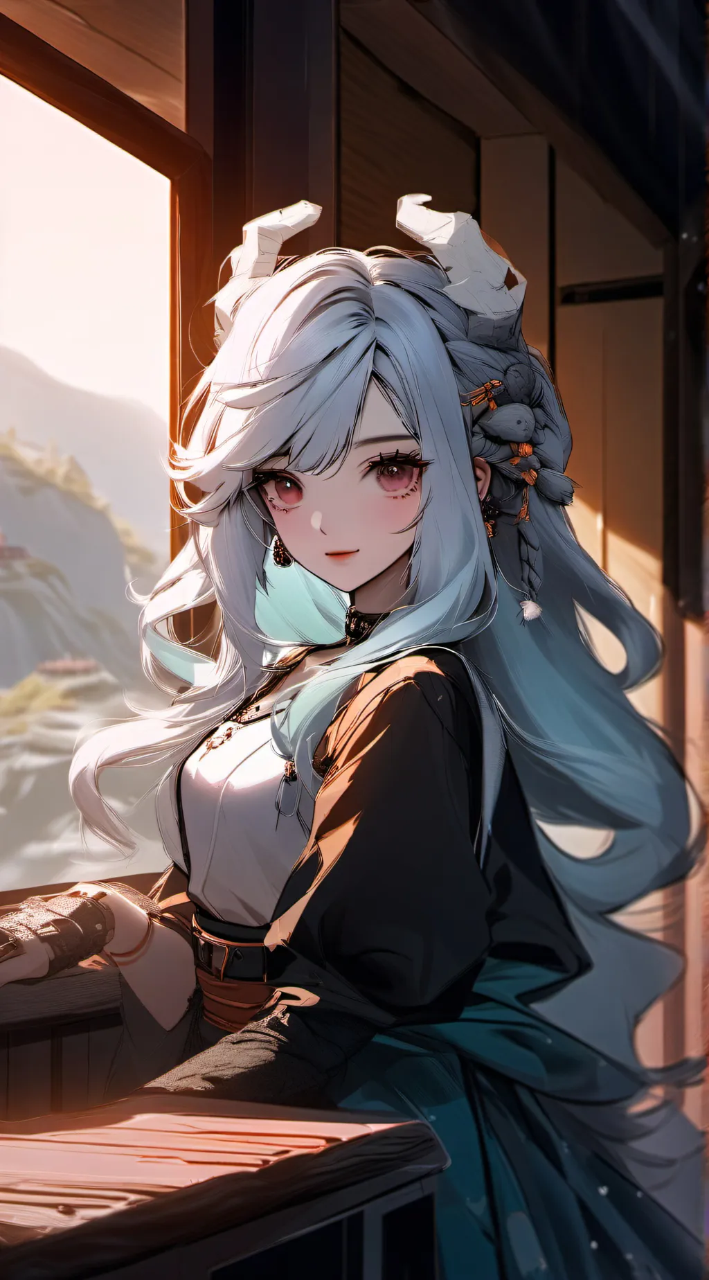 ai character: babe  background