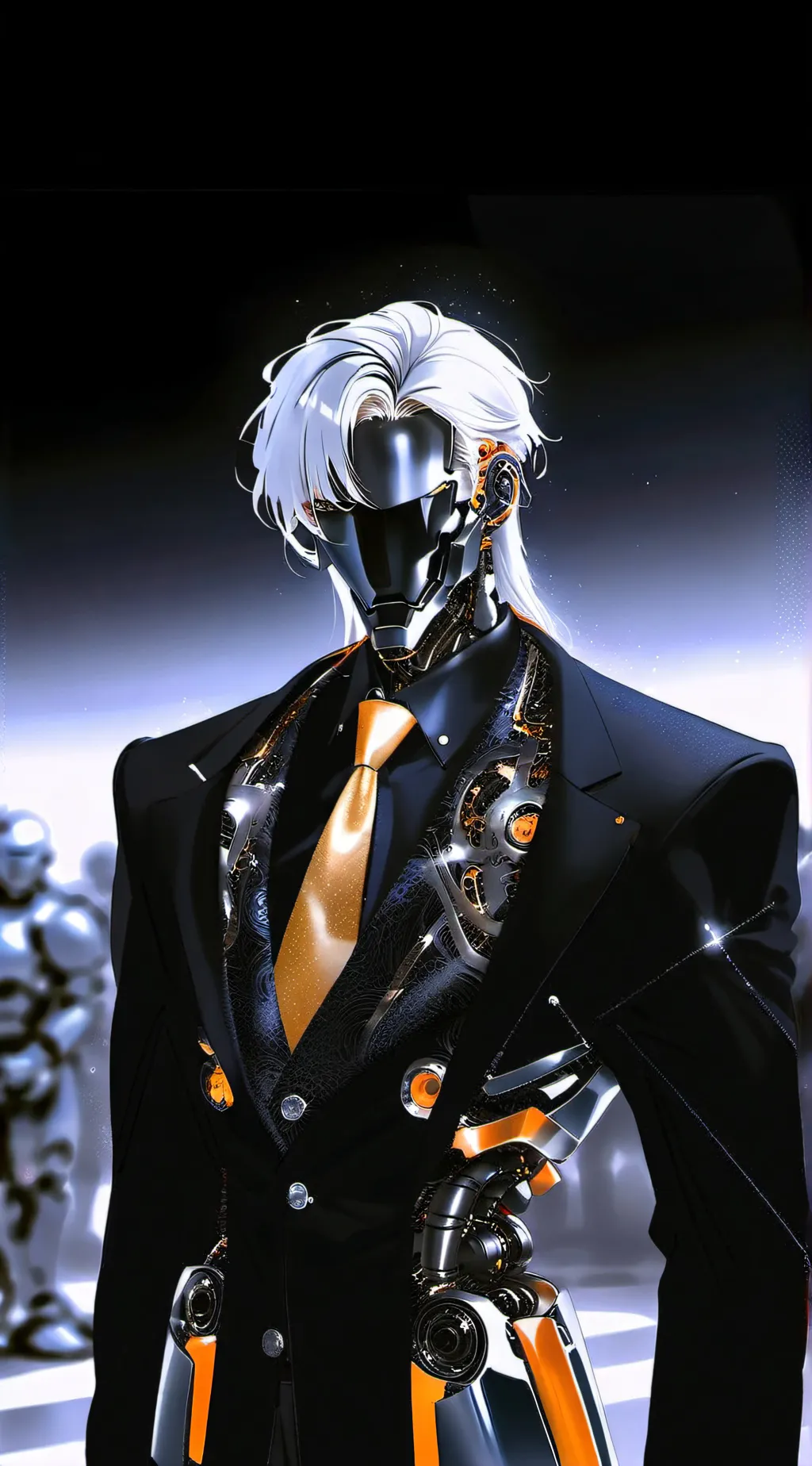 ai character: Cyborg background