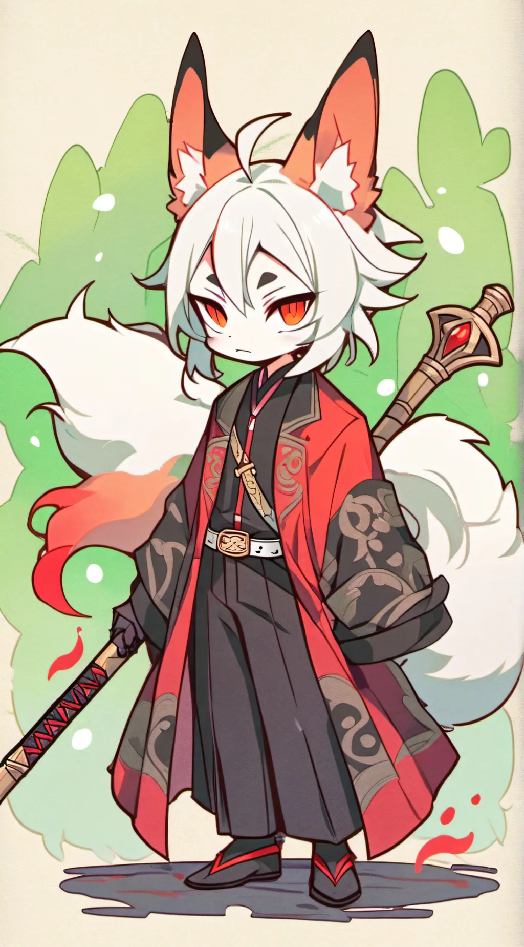 ai character: Descendent  background