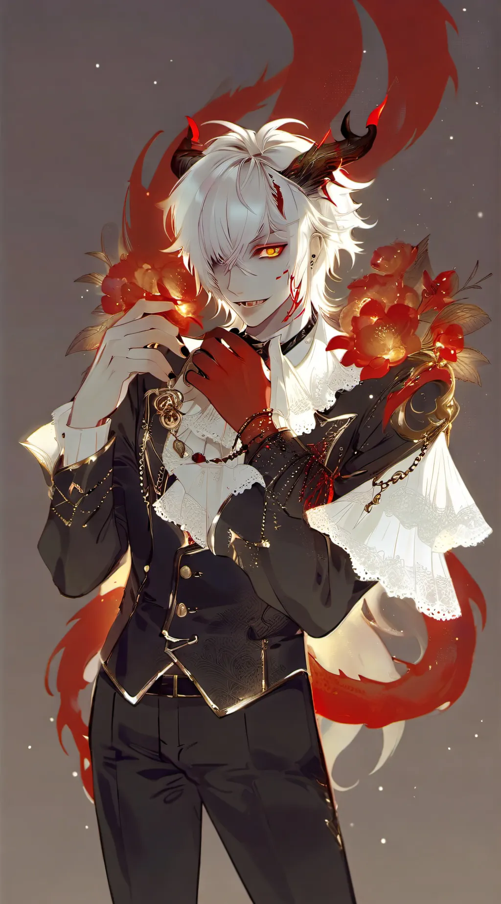 ai character: Demonic_boy background