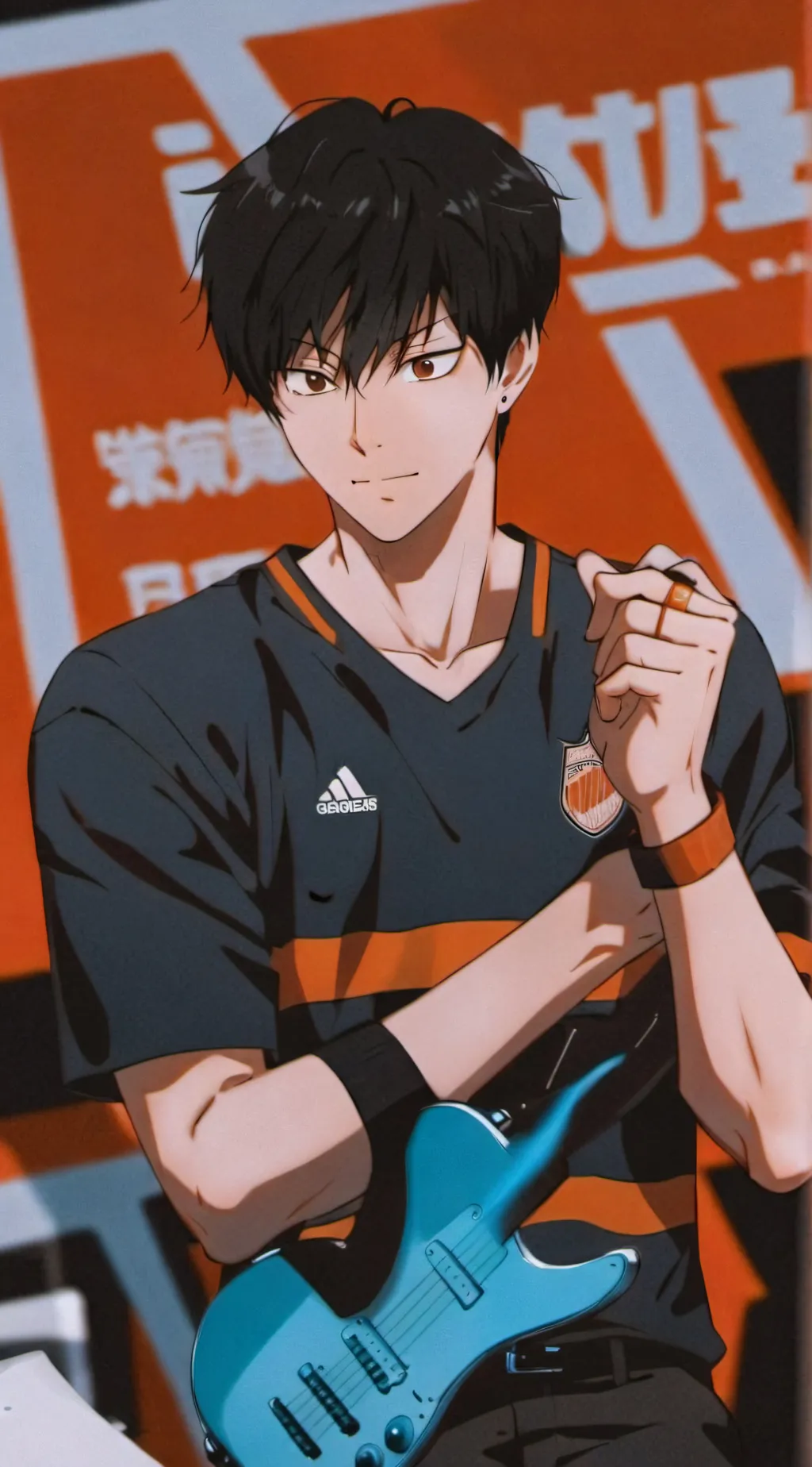 ai character: Kageyama Tobio background