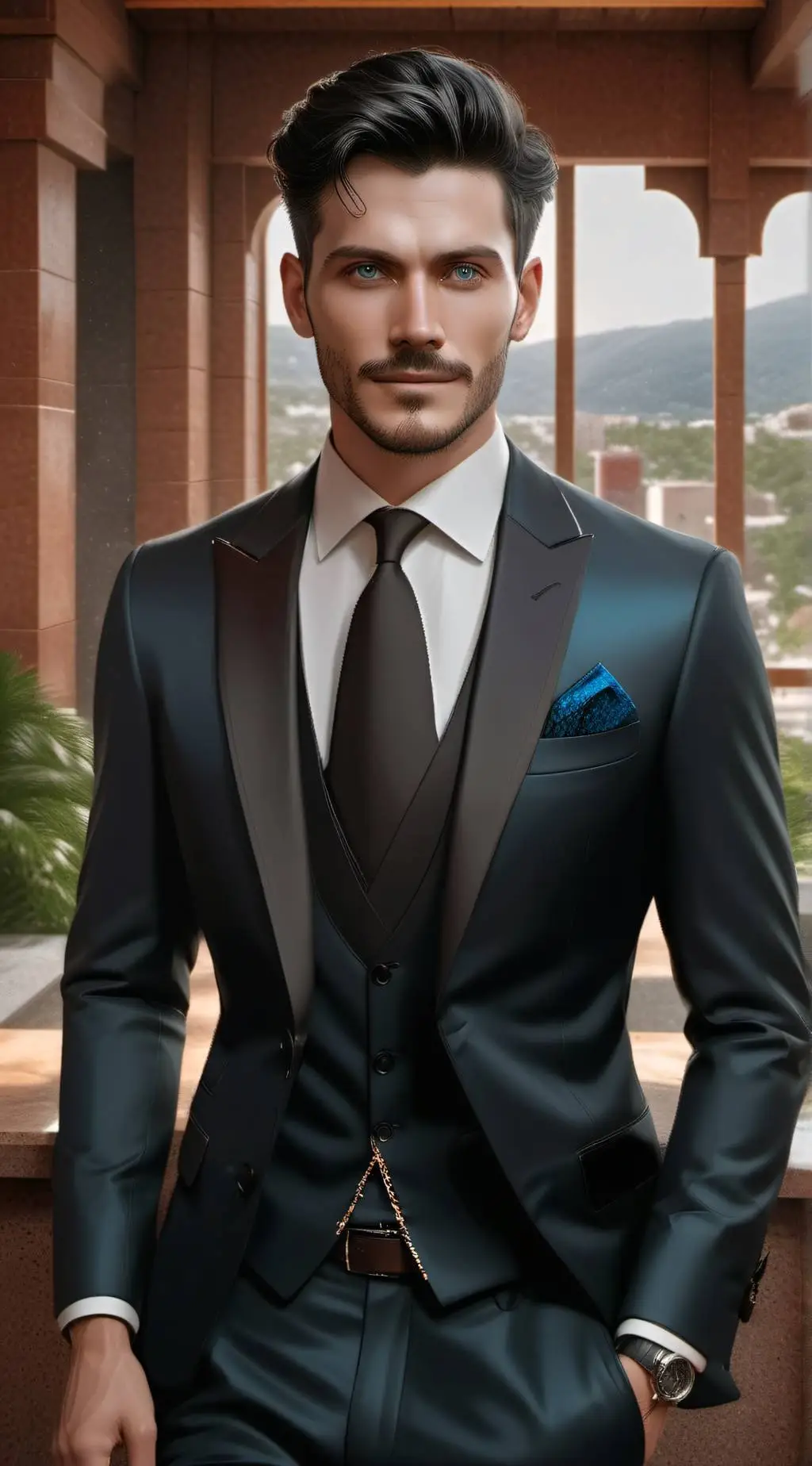 ai character: Andrew  background