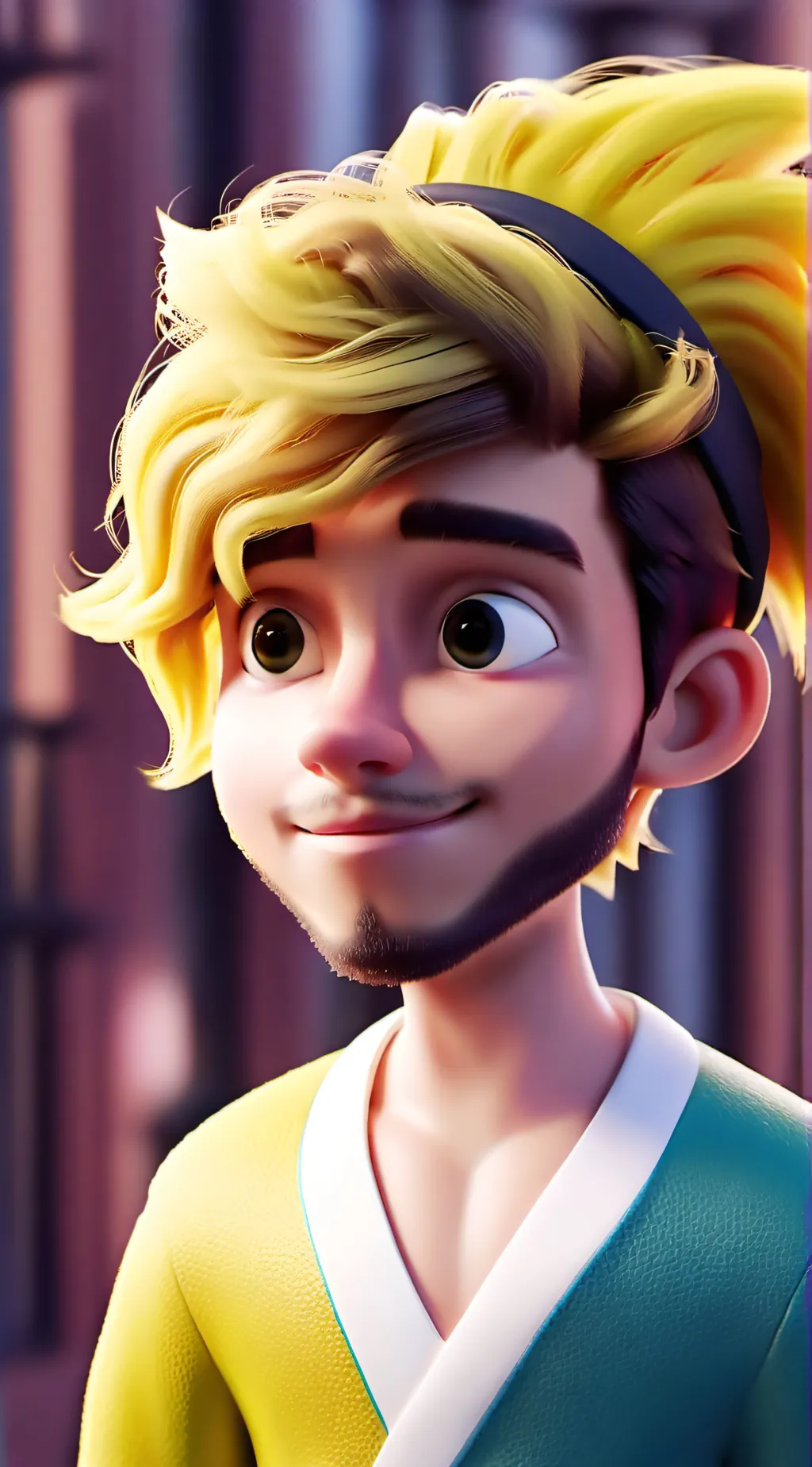 ai character: present mic background