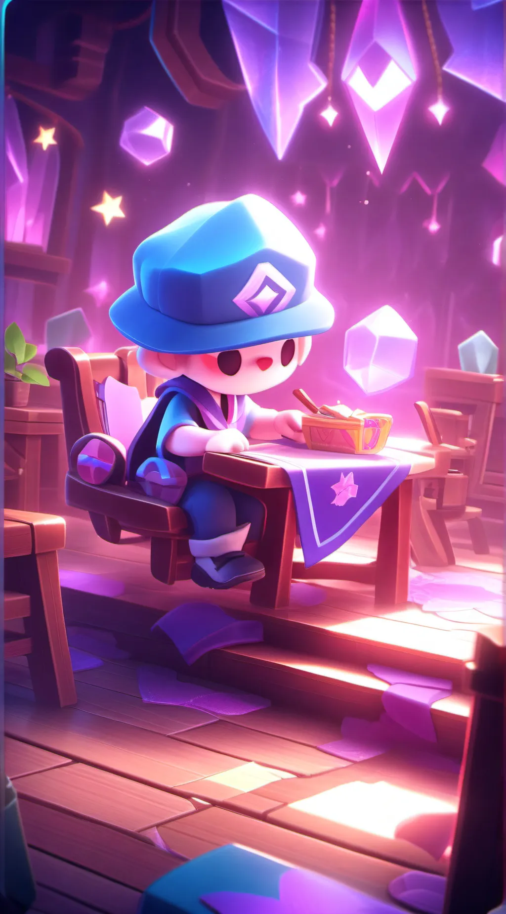 ai character: Alastor HH human background