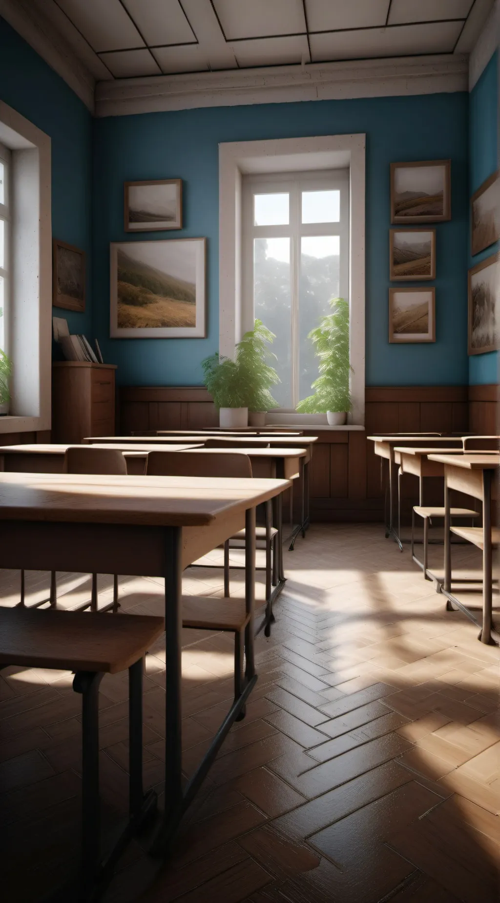 ai character: Found a PT test background