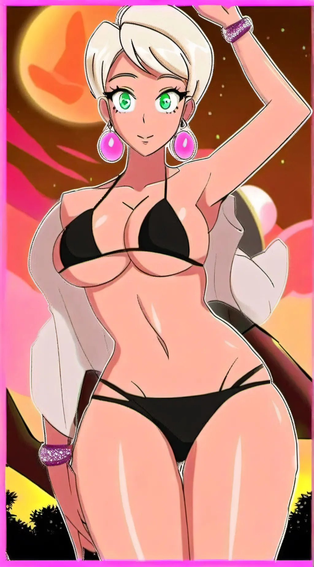 ai character: peonia background