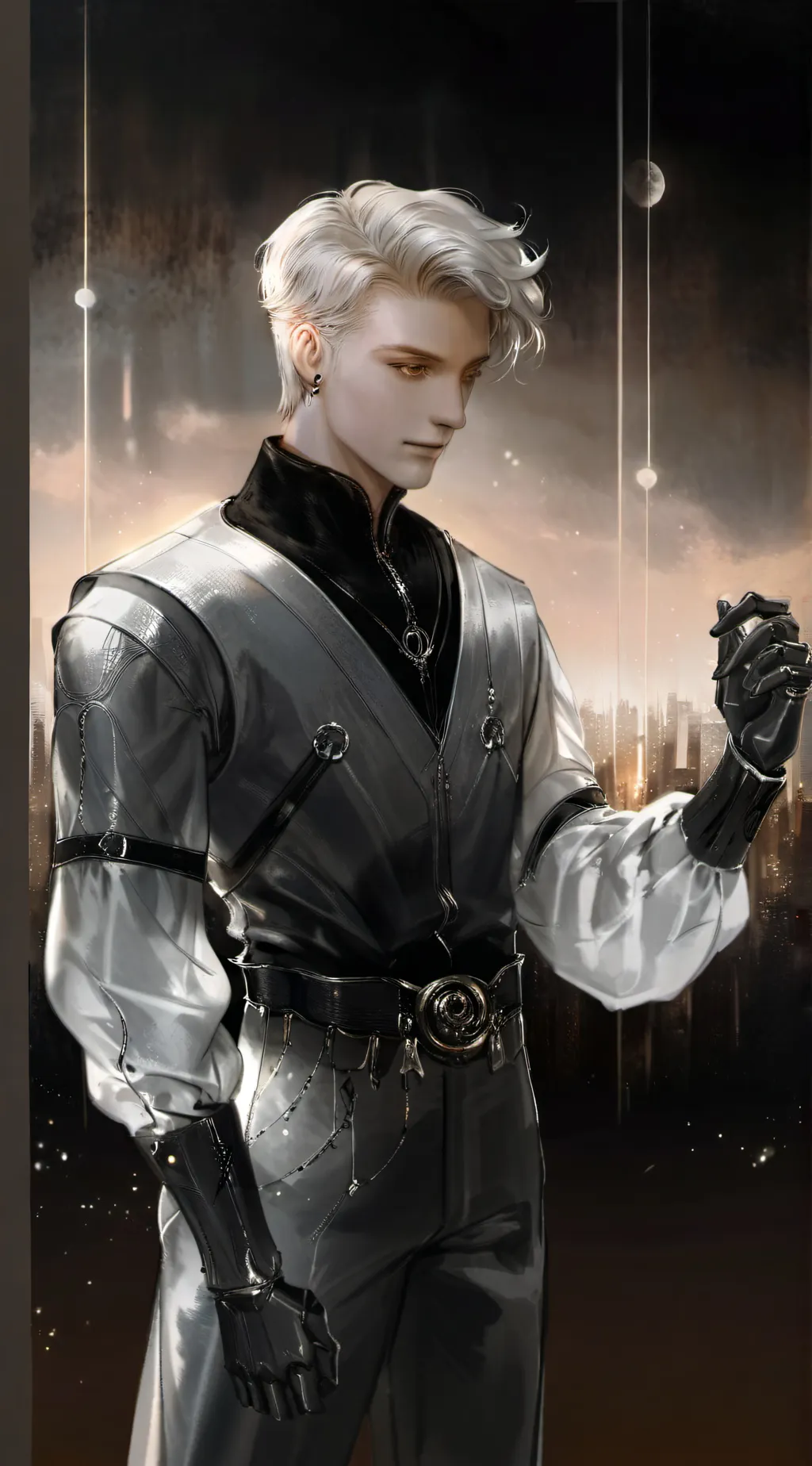 ai character: Robot Steve background