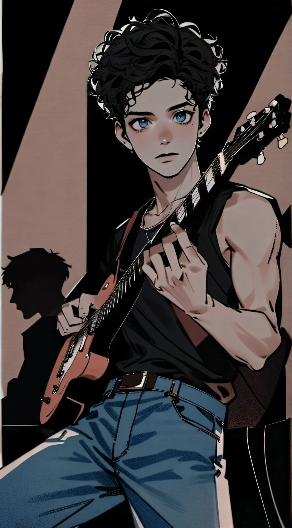 ai character: Jeremy Miyers.  background