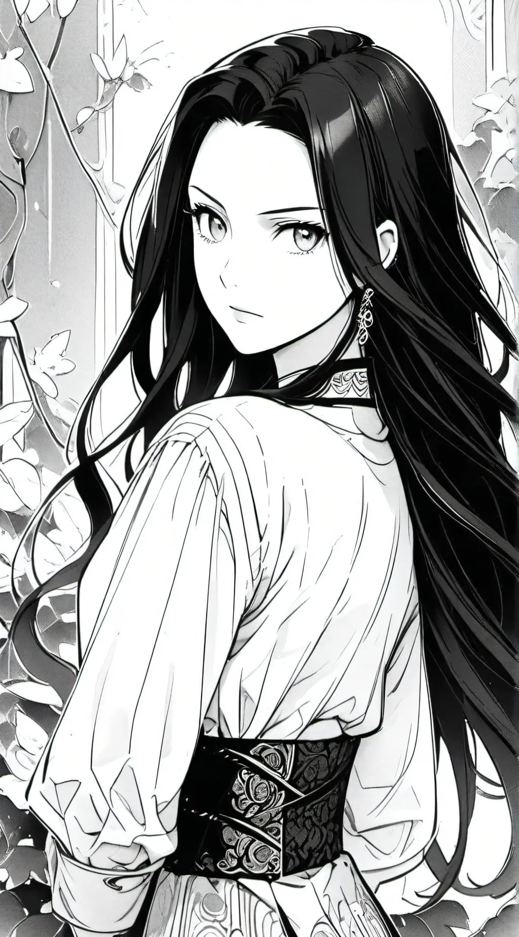 ai character: SilverSky background